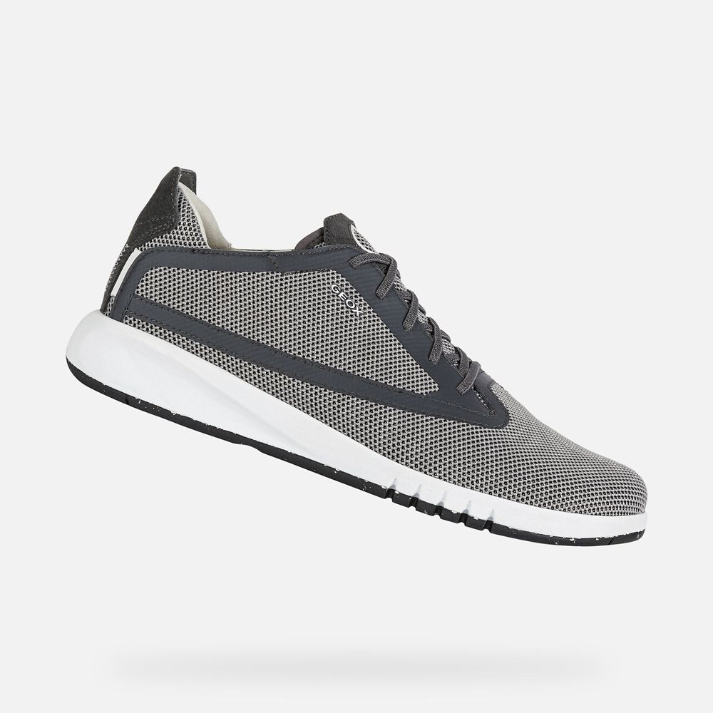 Geox Sneakers Grey Aerantis - Geox Mens Shoes - IWGMAE547